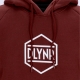 felpa cappuccio uomo logo hoodie BORDEAUX