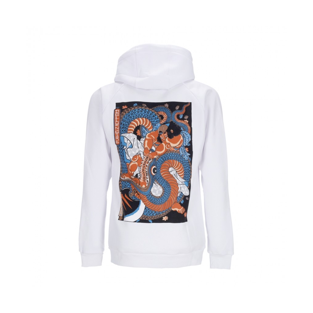 felpa cappuccio uomo kunyoshi hoodie WHITE/RED/BLUE