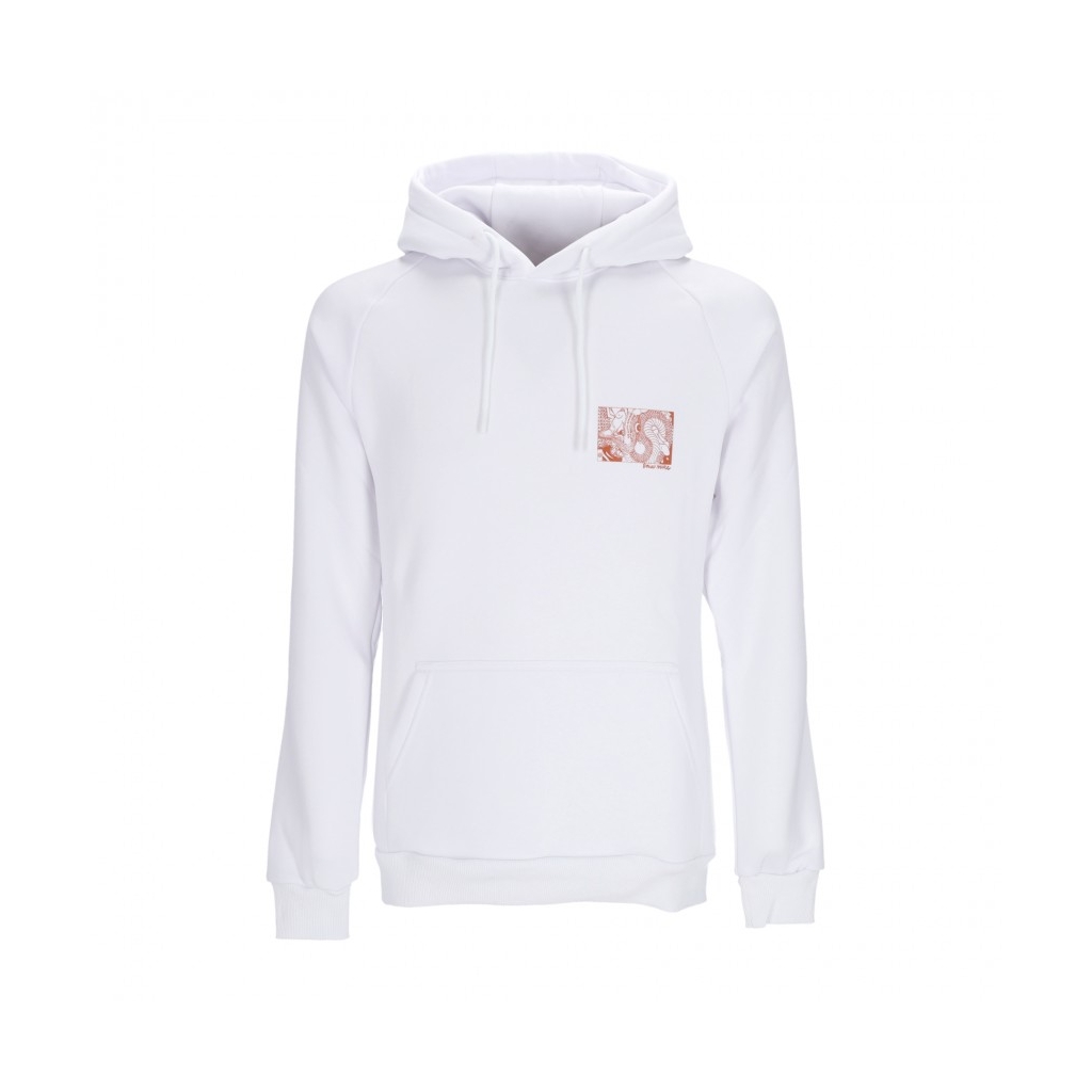 felpa cappuccio uomo kunyoshi hoodie WHITE/RED/BLUE