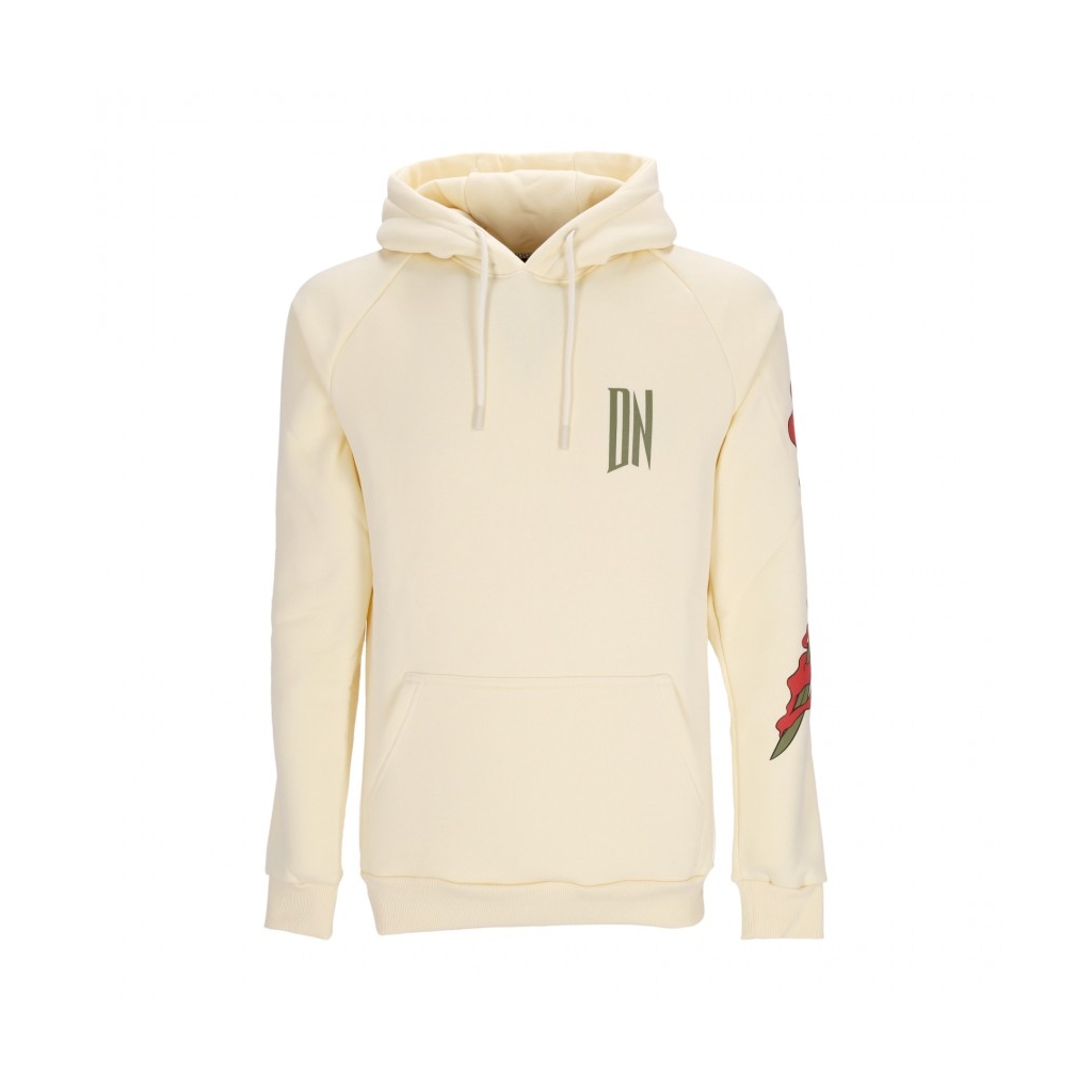 felpa cappuccio uomo ryu dragon hoodie BEIGE