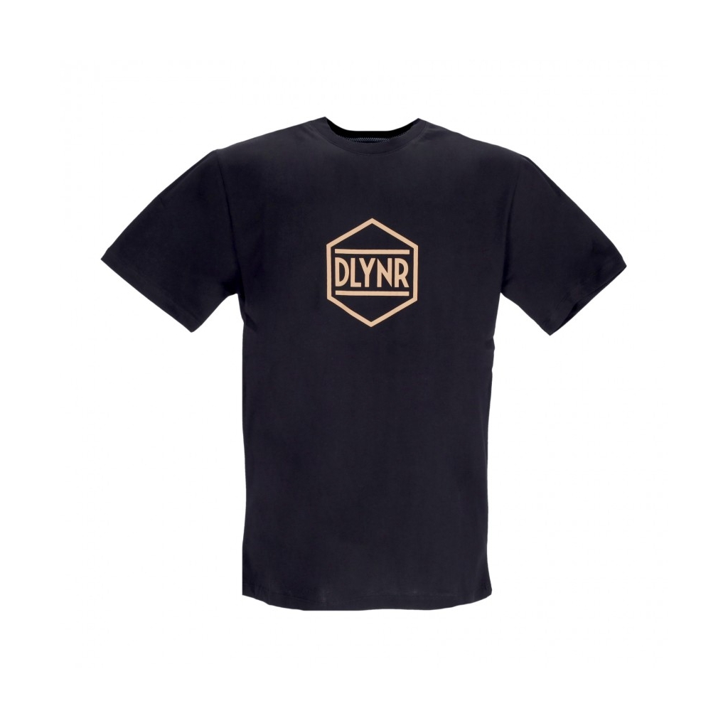 maglietta uomo logo tee BLACK/KHAKI