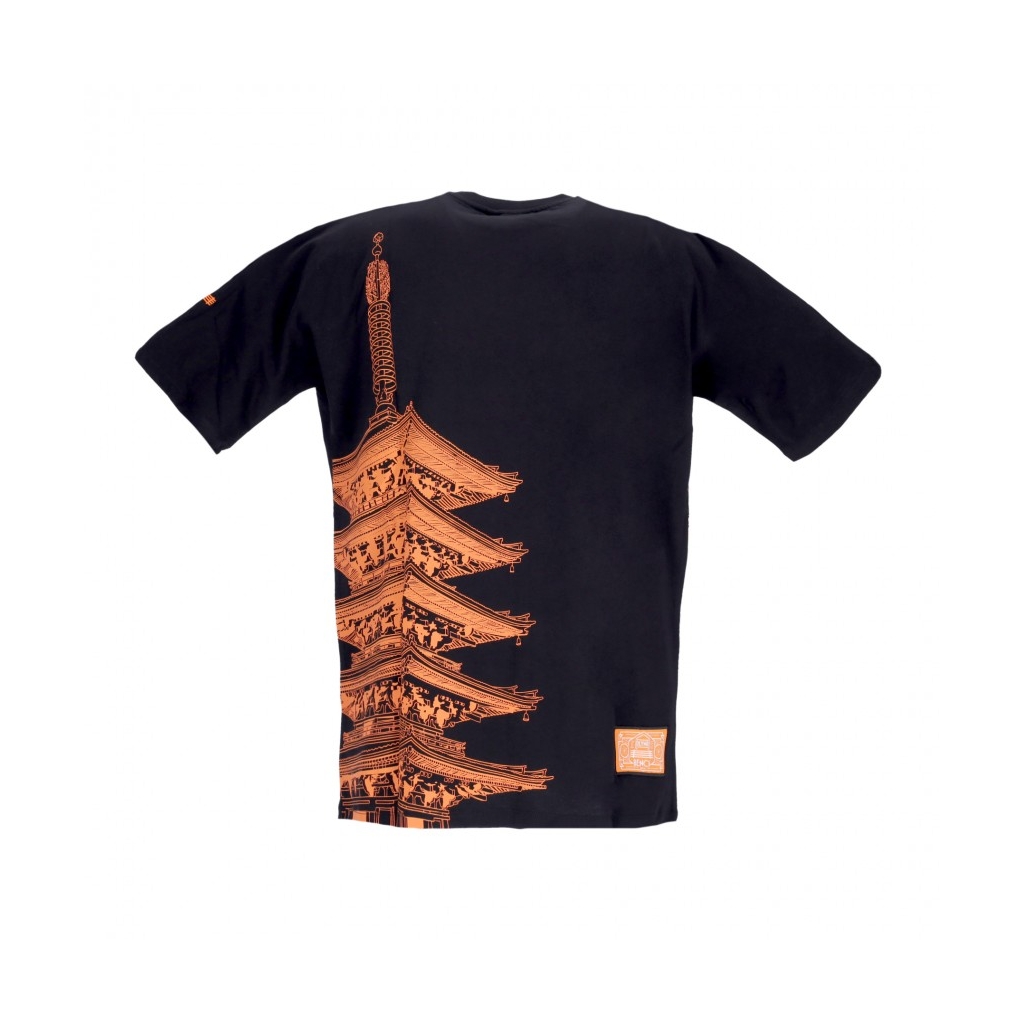 maglietta uomo bench tokyo kimono tee BLACK/ORANGE