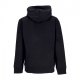 felpa cappuccio uomo c hoodie BLACK