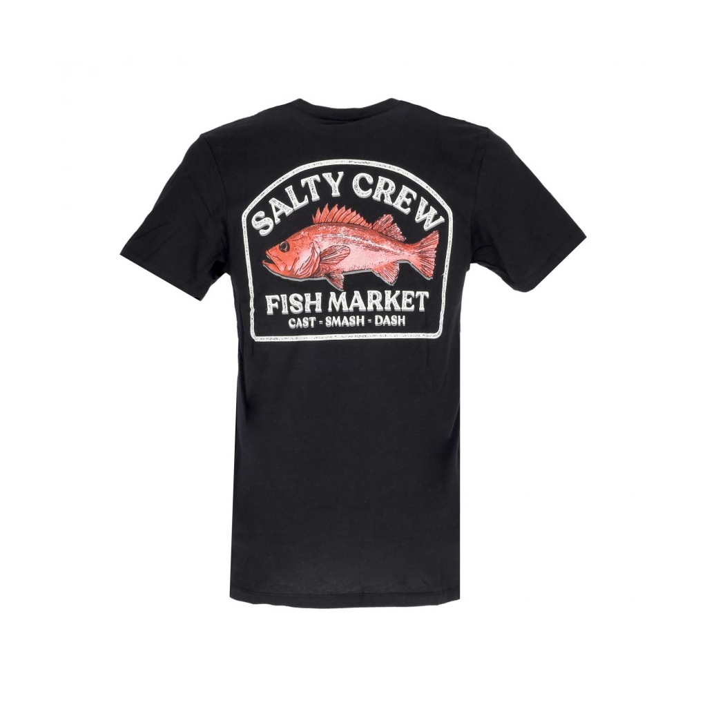 maglietta uomo fish market premium tee BLACK