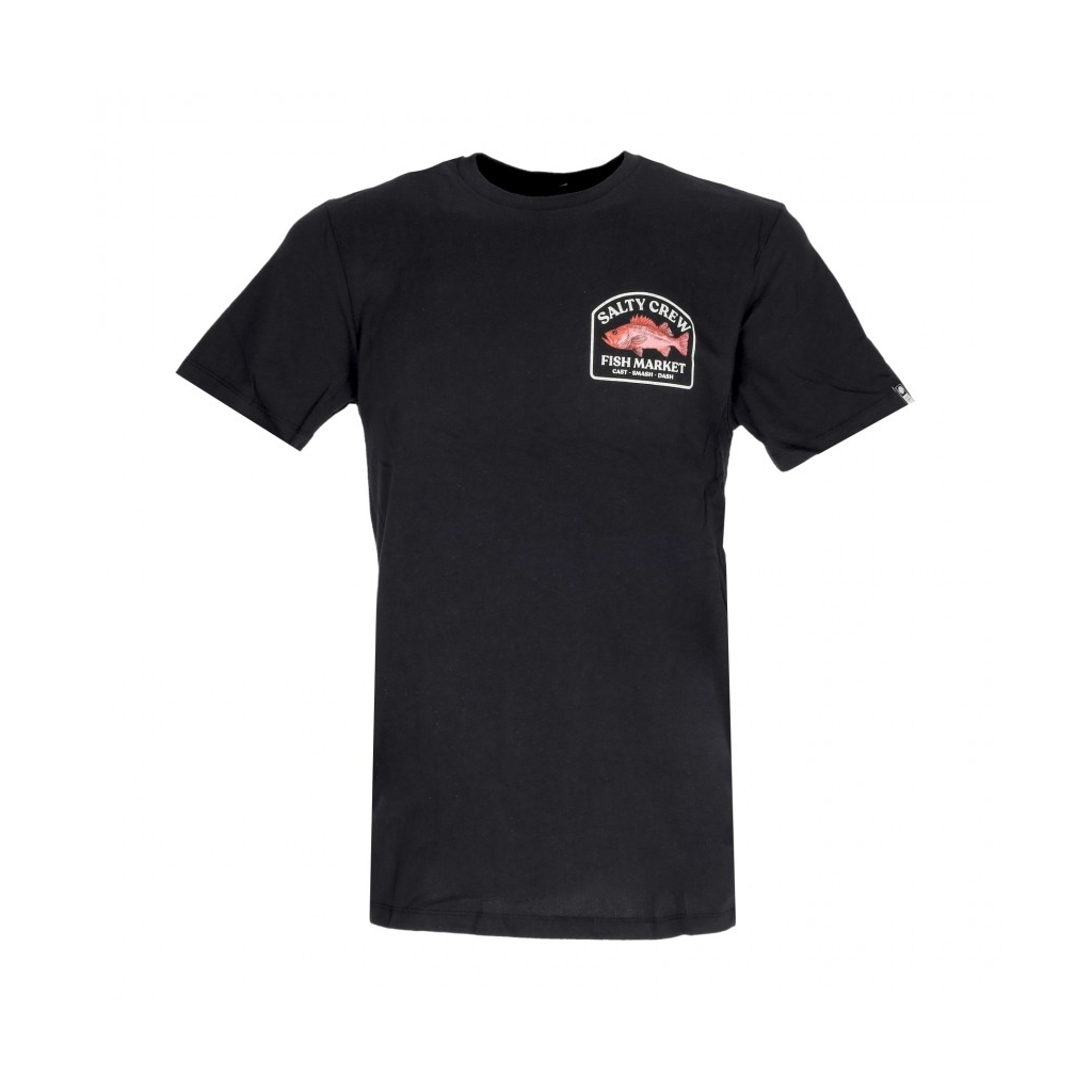 maglietta uomo fish market premium tee BLACK