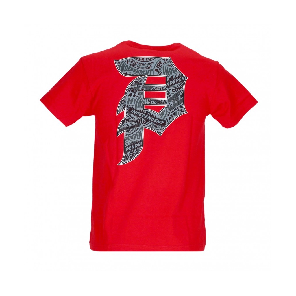 maglietta uomo stickers dirty p tee x independent RED