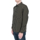 Camicia Calvin Klein Jeans Uomo Micro Check Shirt LB6 BRUNT OLIVE