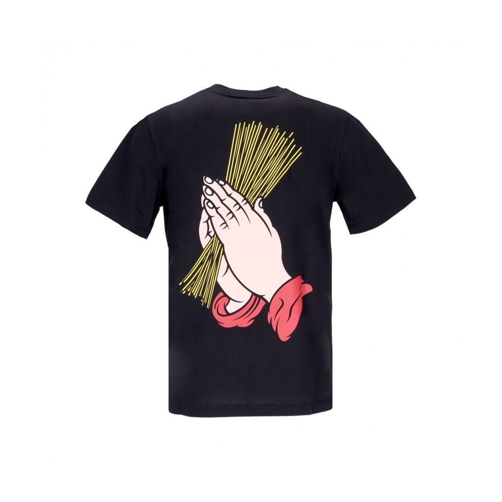 maglietta uomo holy pasta tee BLACK