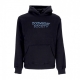 felpa cappuccio uomo mind control hoodie BLACK