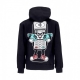 felpa cappuccio uomo contactless hoodie BLACK