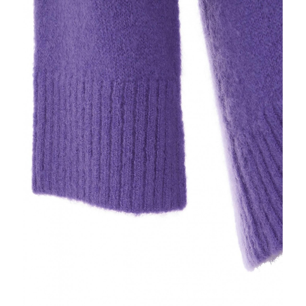 Maglione a V viola