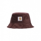 cappello da pescatore uomo cord bucket hat ALE