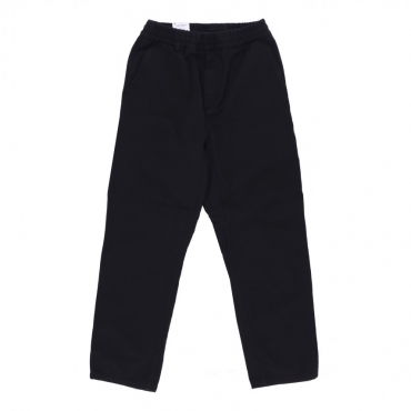 pantalone lungo uomo flint pant BLACK GARMENT DYED