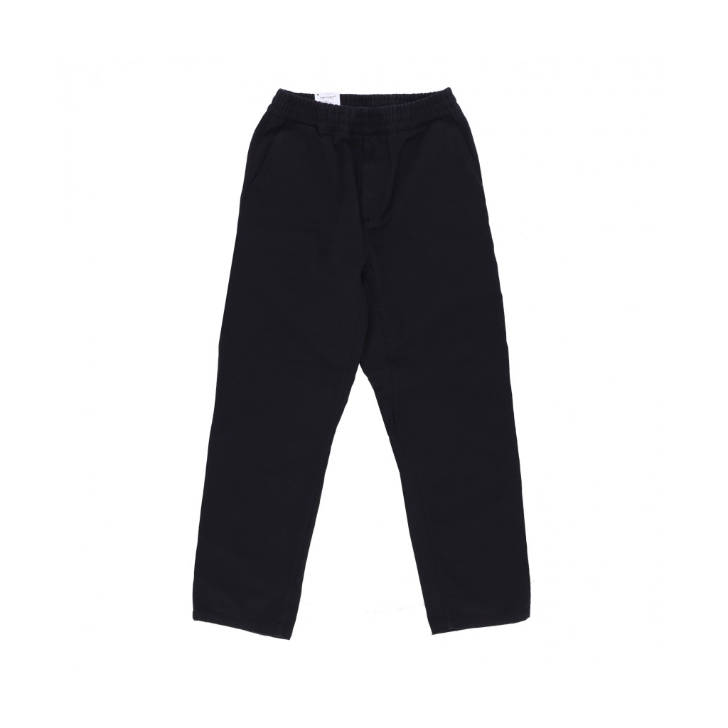 pantalone lungo uomo flint pant BLACK GARMENT DYED