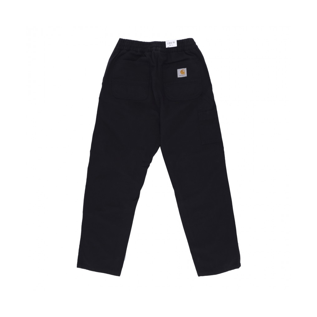 pantalone lungo uomo flint pant BLACK GARMENT DYED