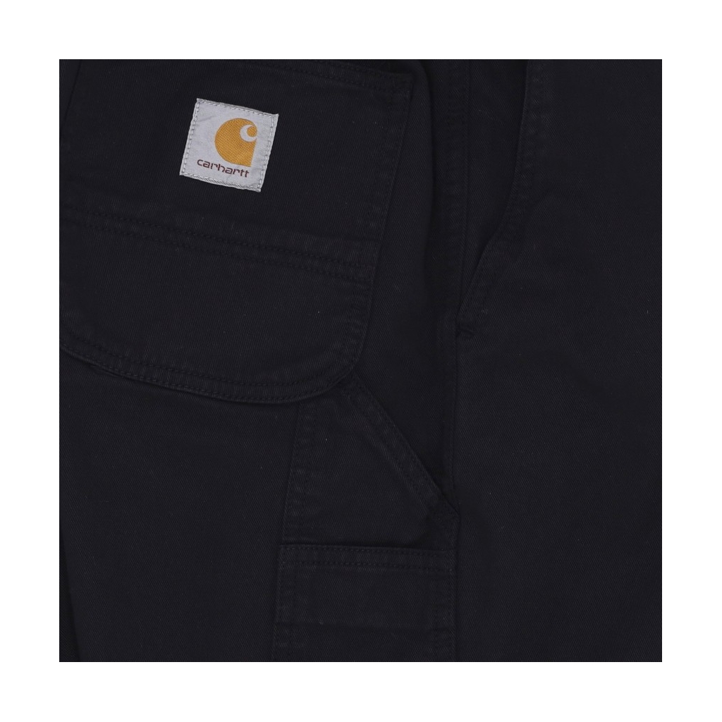 pantalone lungo uomo flint pant BLACK GARMENT DYED