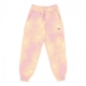 pantalone tuta leggero donna all over print jogger BLISS LILAC/ALMOST YELLOW