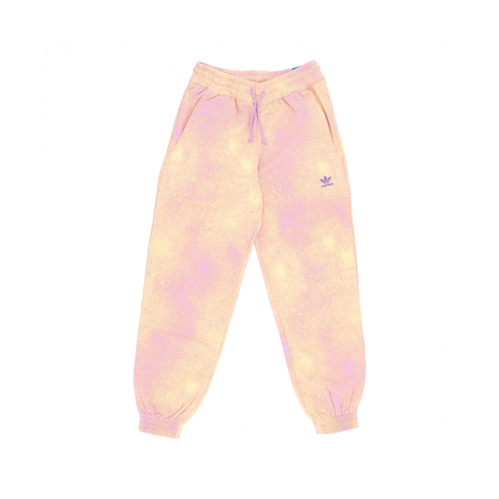 pantalone tuta leggero donna all over print jogger BLISS LILAC/ALMOST YELLOW