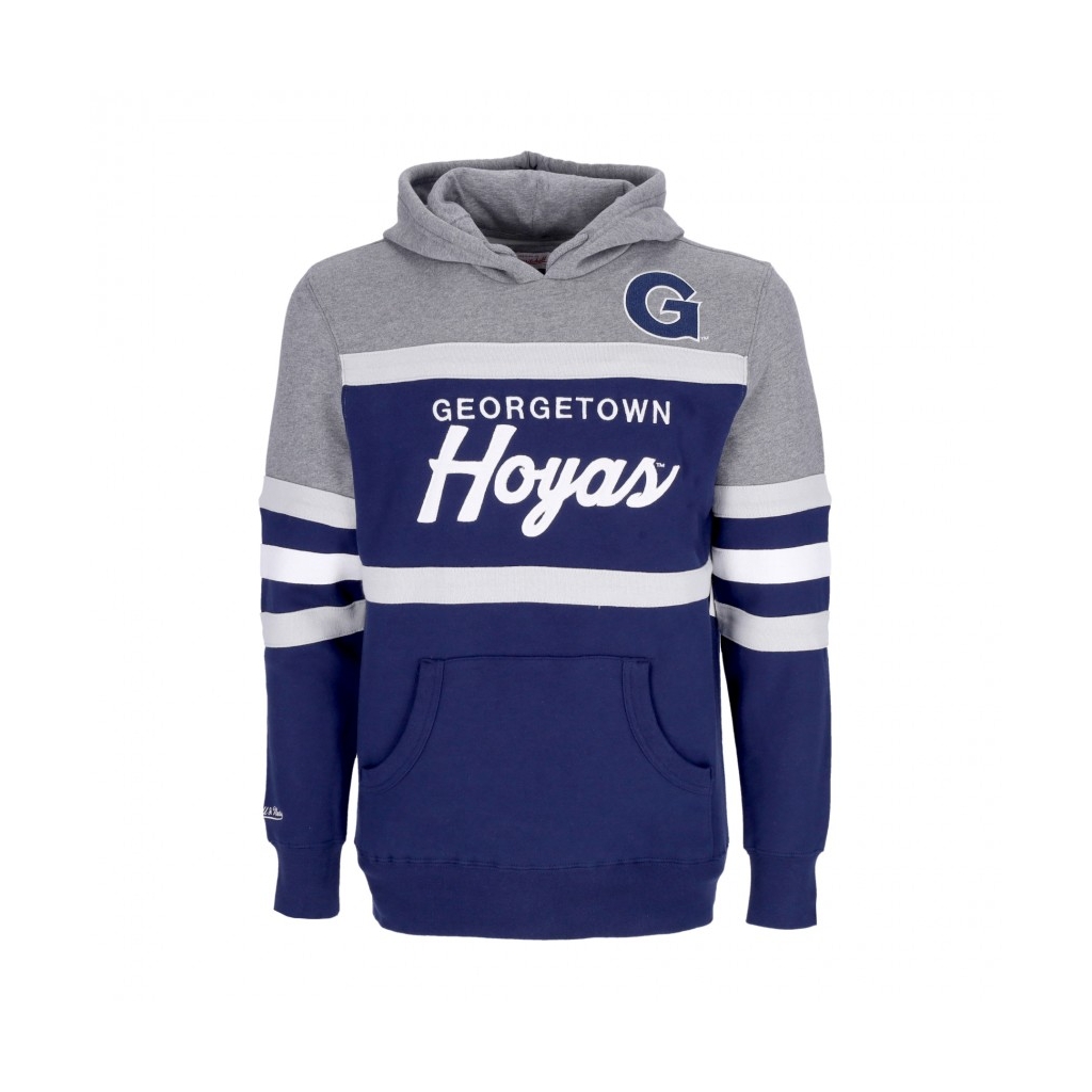 felpa cappuccio uomo ncaa headcoach hoodie geohoy NAVY