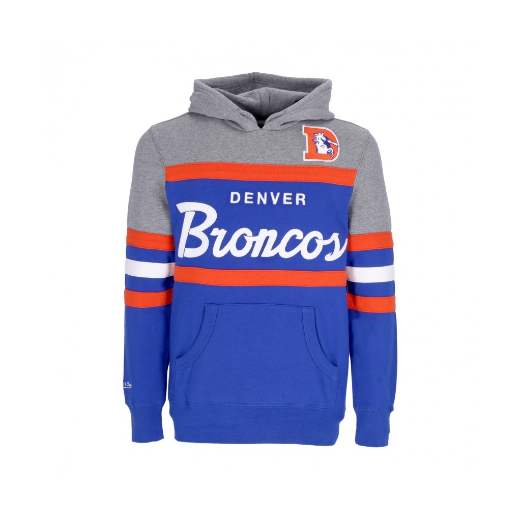 felpa cappuccio uomo nfl headcoach hoodie denbro ROYAL