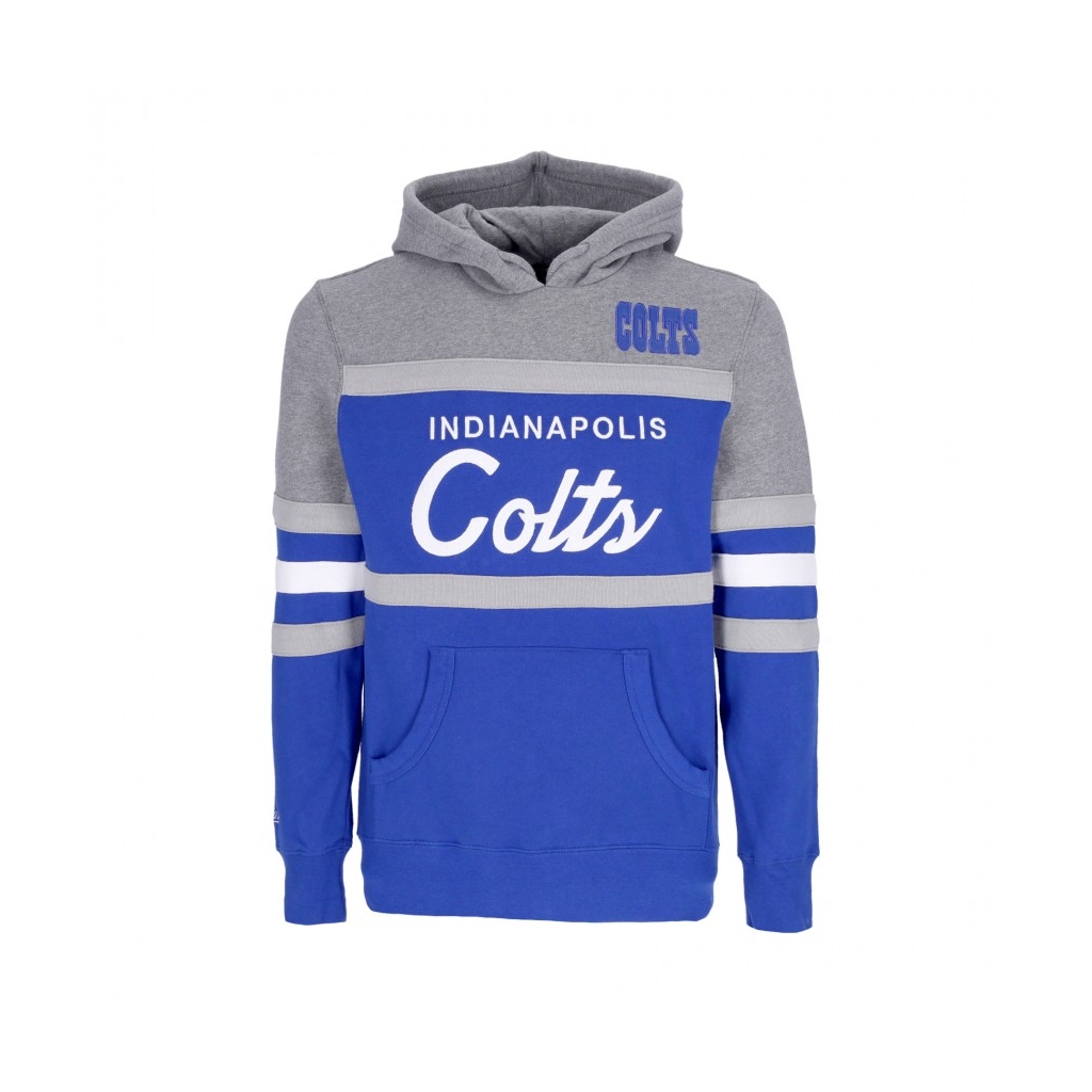 felpa cappuccio uomo nfl headcoach hoodie indcol ROYAL