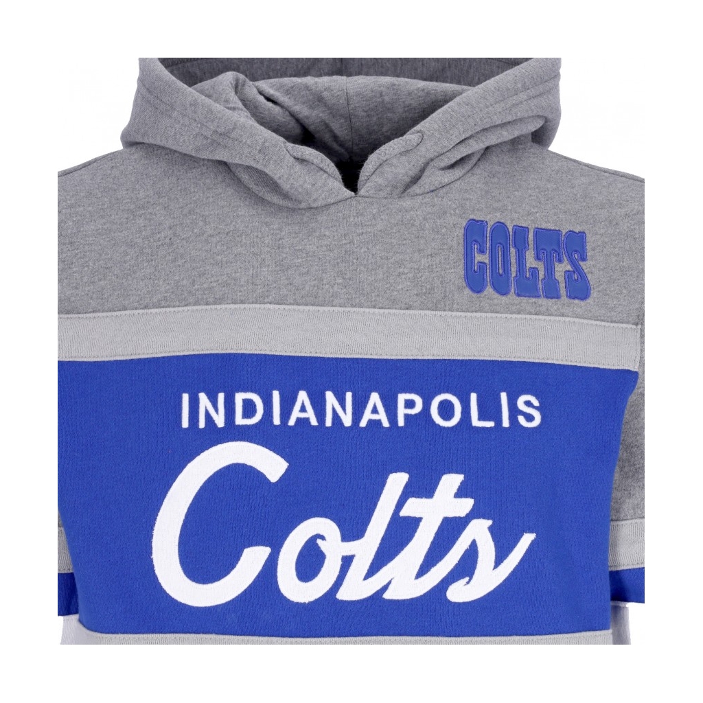 felpa cappuccio uomo nfl headcoach hoodie indcol ROYAL