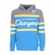 felpa cappuccio uomo nfl headcoach hoodie loscha LIGHT BLUE