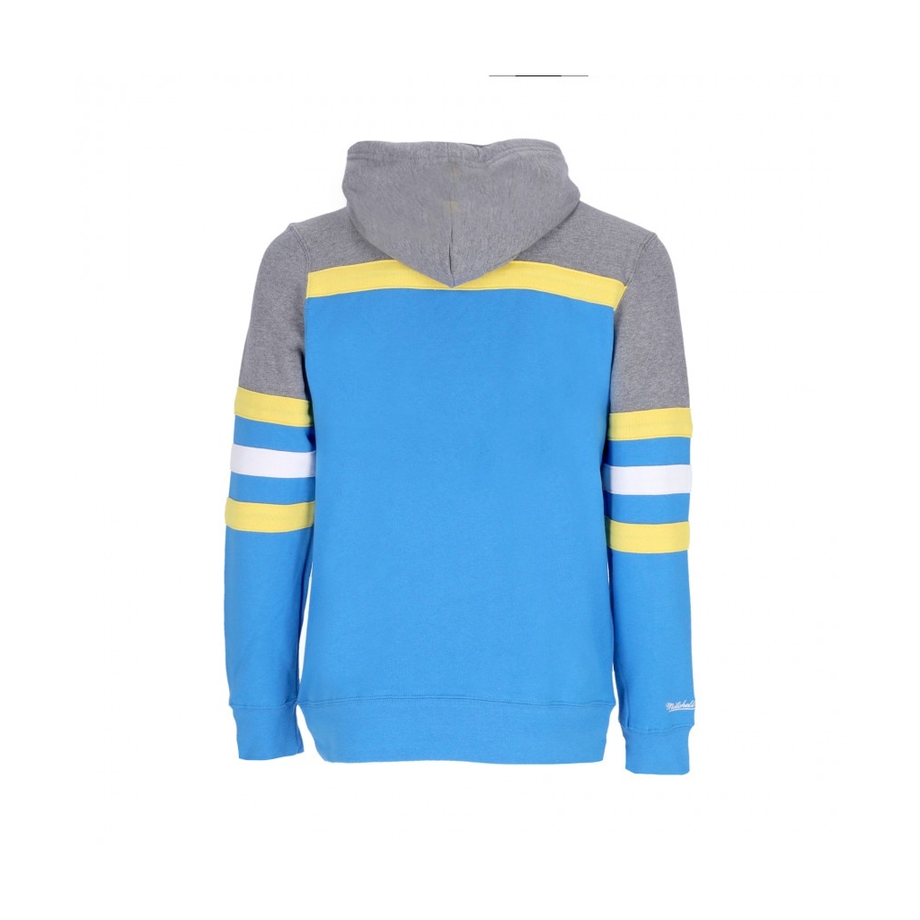 felpa cappuccio uomo nfl headcoach hoodie loscha LIGHT BLUE