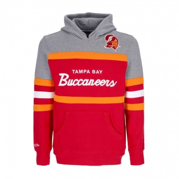 felpa cappuccio uomo nfl headcoach hoodie tambuc SCARLET