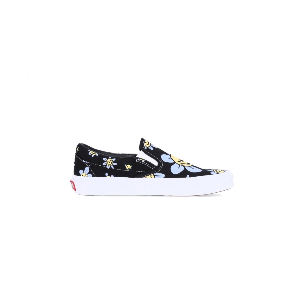 scarpa bassa uomo classic slip-on TRIPPY GRIN FLORAL BLACK/YELLOW