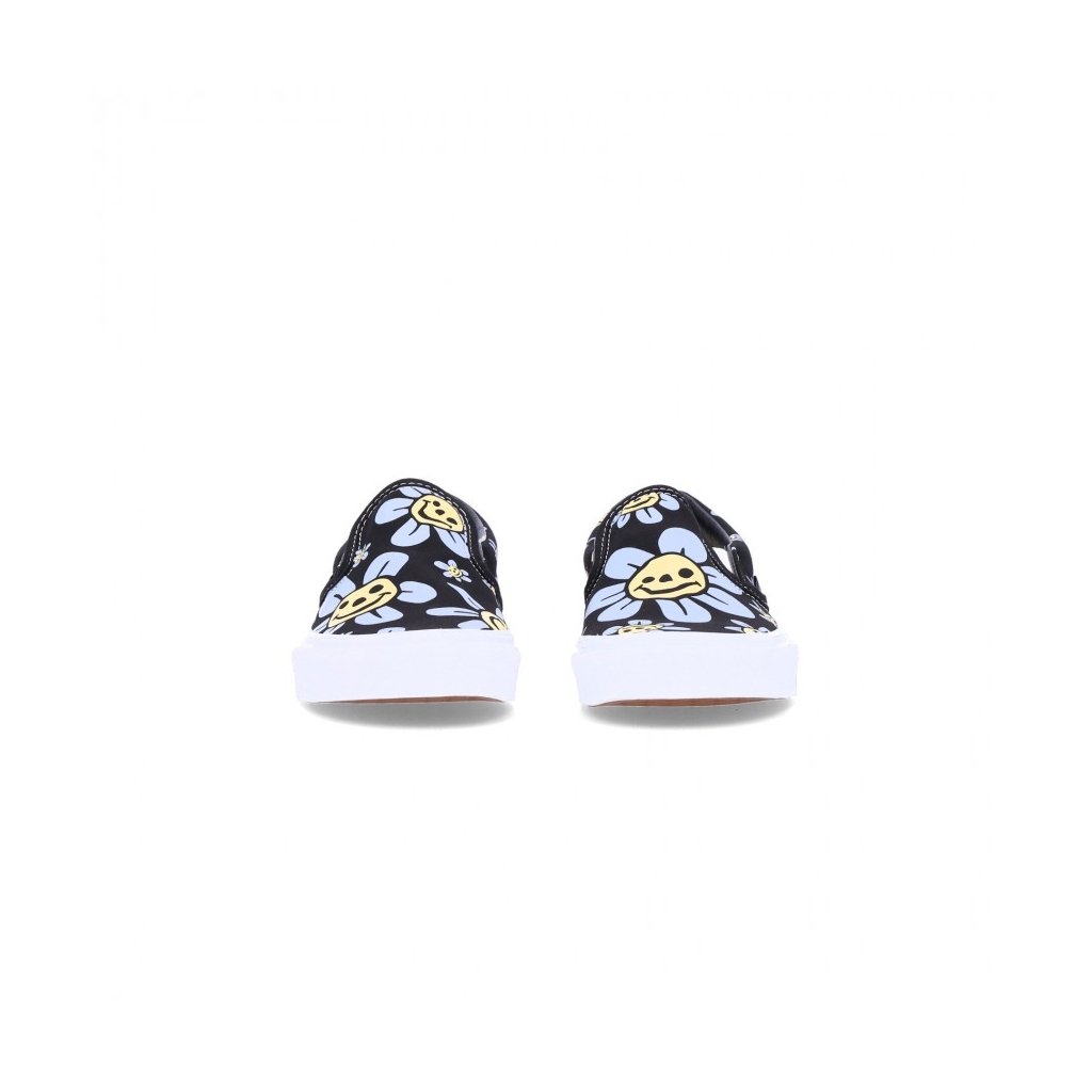 scarpa bassa uomo classic slip-on TRIPPY GRIN FLORAL BLACK/YELLOW