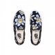 scarpa bassa uomo classic slip-on TRIPPY GRIN FLORAL BLACK/YELLOW