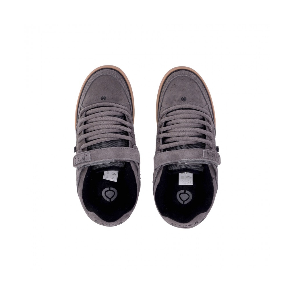 scarpe skate uomo 205 vulc GUNMETAL/GUM