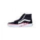 scarpa alta uomo sk8-hi bolt BLACK/RACING RED