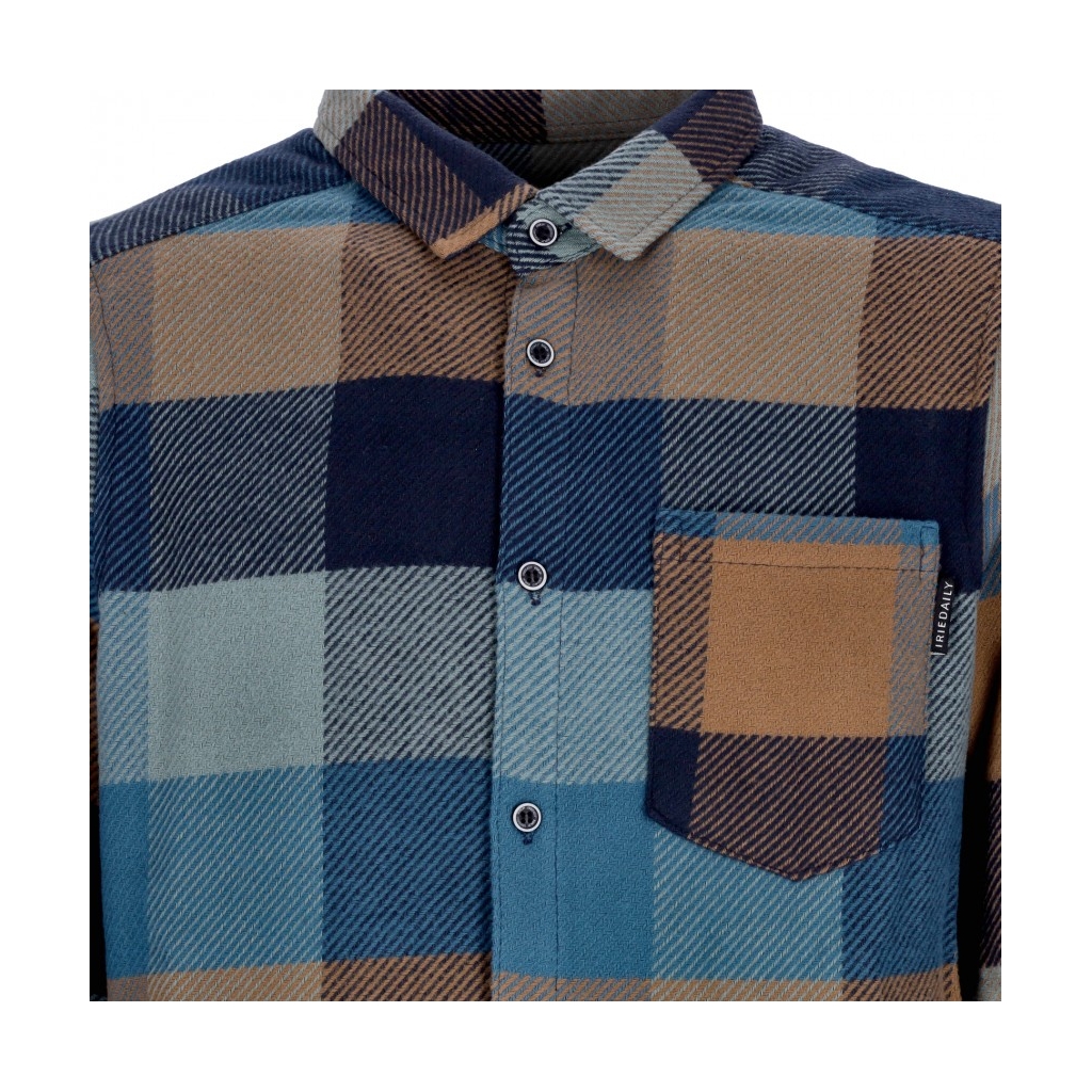 camicia manica lunga uomo young fella l/s shirt BLUE BERYL