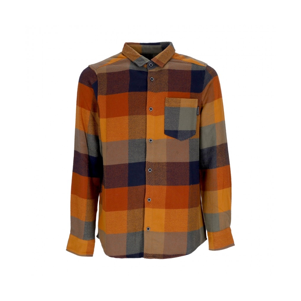 camicia manica lunga uomo young fella l/s shirt CARAMEL