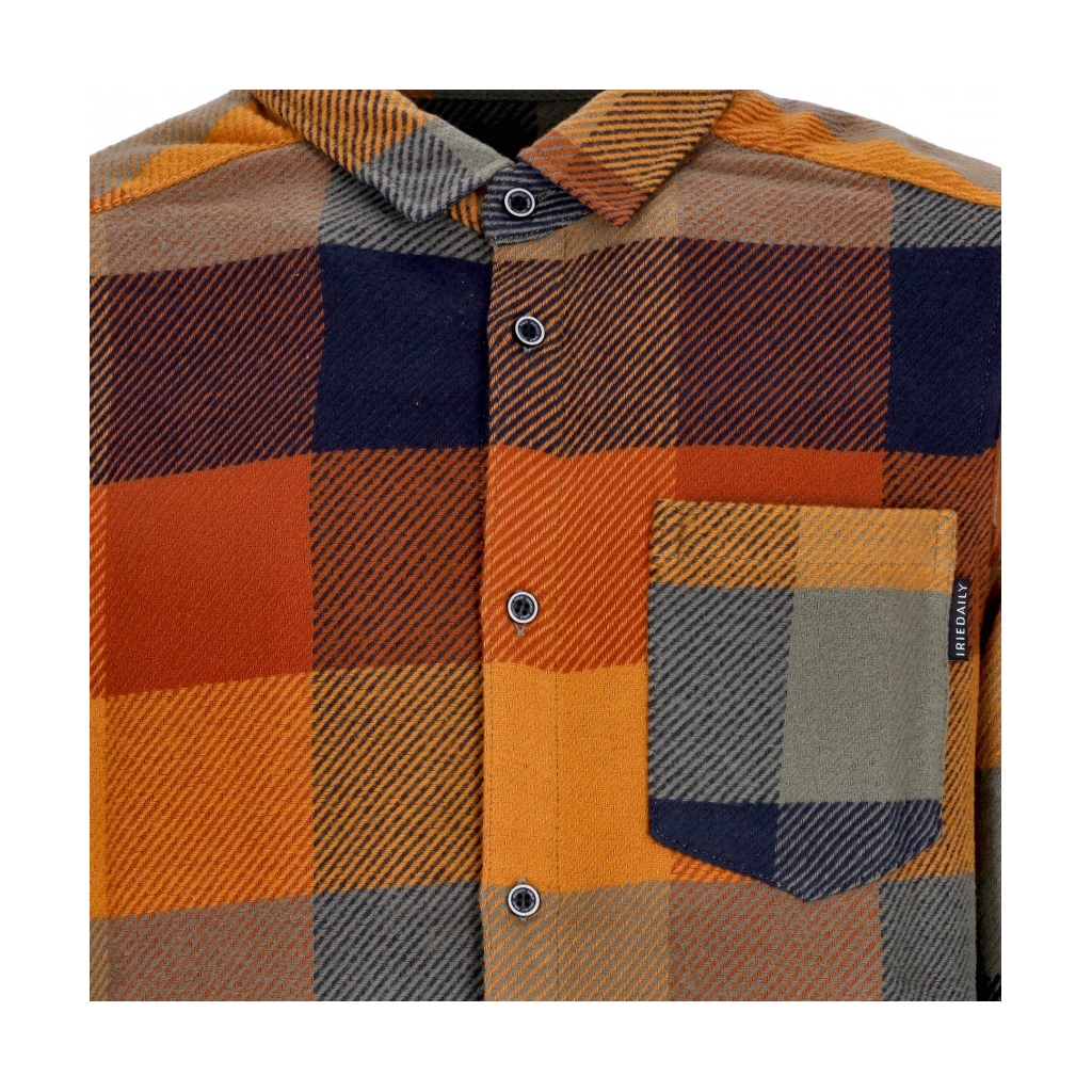 camicia manica lunga uomo young fella l/s shirt CARAMEL