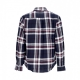 camicia manica lunga uomo l/s wallace shirt WALLACE CHECK/DARK NAVY