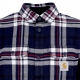 camicia manica lunga uomo l/s wallace shirt WALLACE CHECK/DARK NAVY