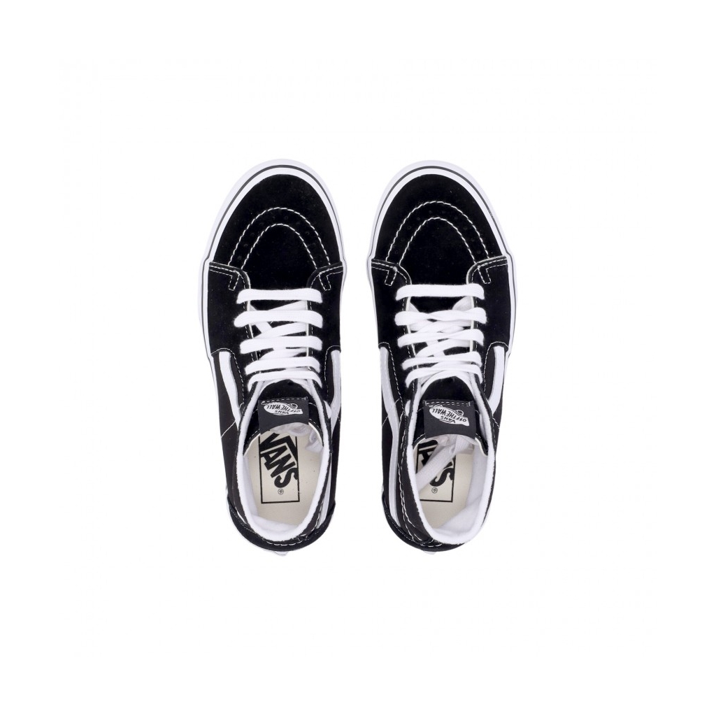 scarpa alta donna sk8-hi tapered stackform BLACK/TRUE WHITE