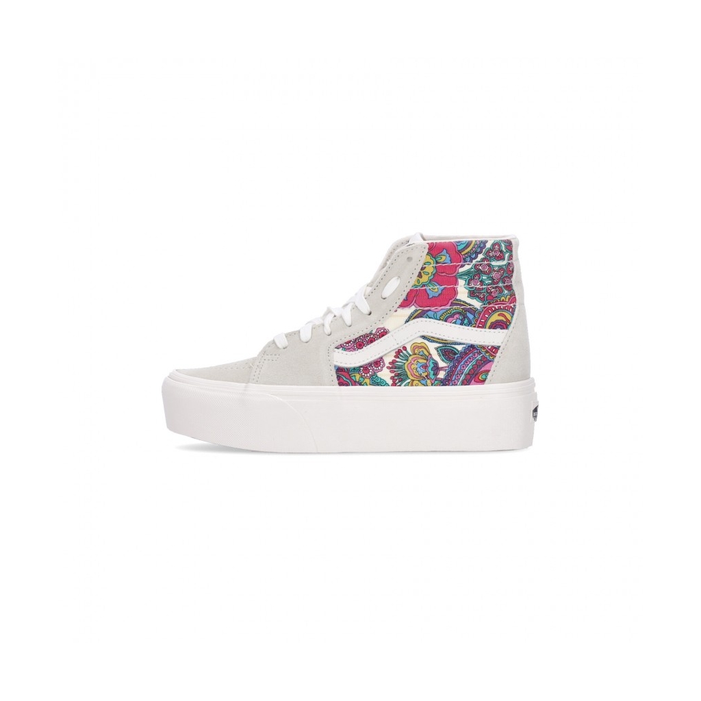 scarpa alta donna sk8-hi tapered stackform PAISLEY BLOOM TURTLEDOVE