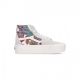 scarpa alta donna sk8-hi tapered stackform PAISLEY BLOOM TURTLEDOVE