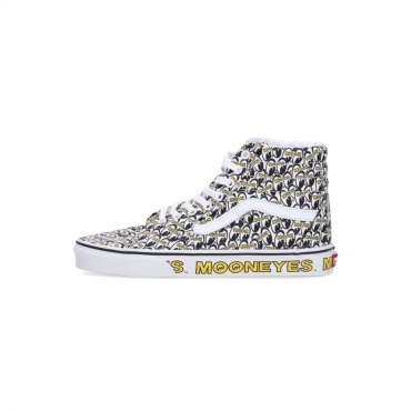 scarpa alta uomo sk8-hi mooneyes TRUE WHITE/YELLOW