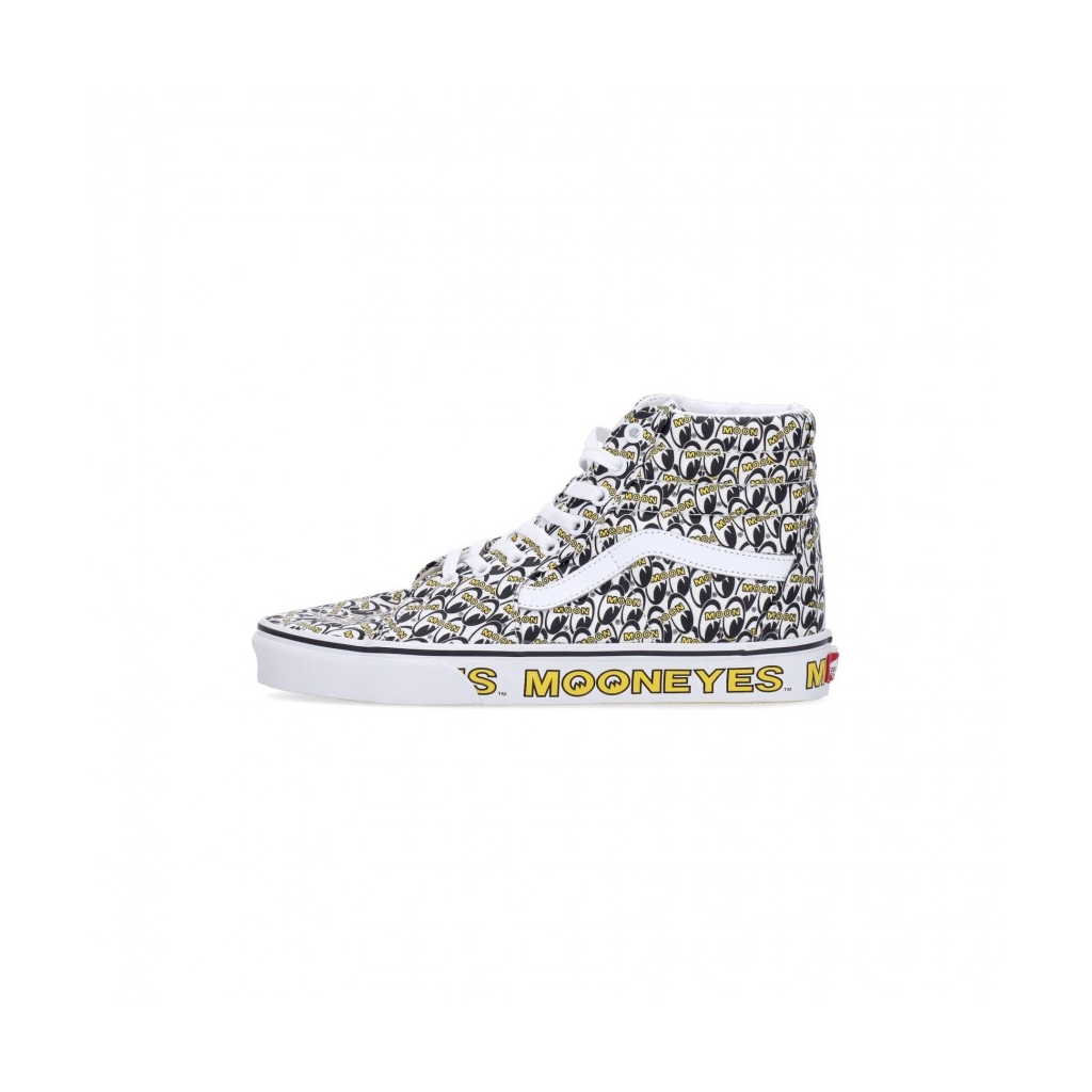 scarpa alta uomo sk8-hi mooneyes TRUE WHITE/YELLOW