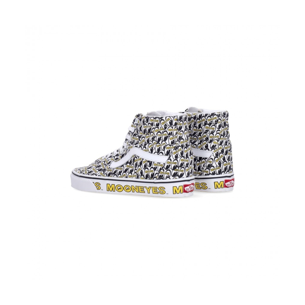 scarpa alta uomo sk8-hi mooneyes TRUE WHITE/YELLOW