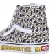 scarpa alta uomo sk8-hi mooneyes TRUE WHITE/YELLOW