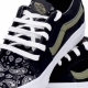 scarpa bassa uomo sk8-low PAISLEY SUEDE BLACK