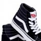 scarpa alta bambino sk8-hi BLACK/TRUE WHITE