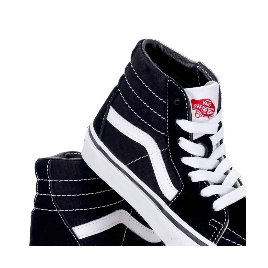 scarpa alta bambino sk8-hi BLACK/TRUE WHITE