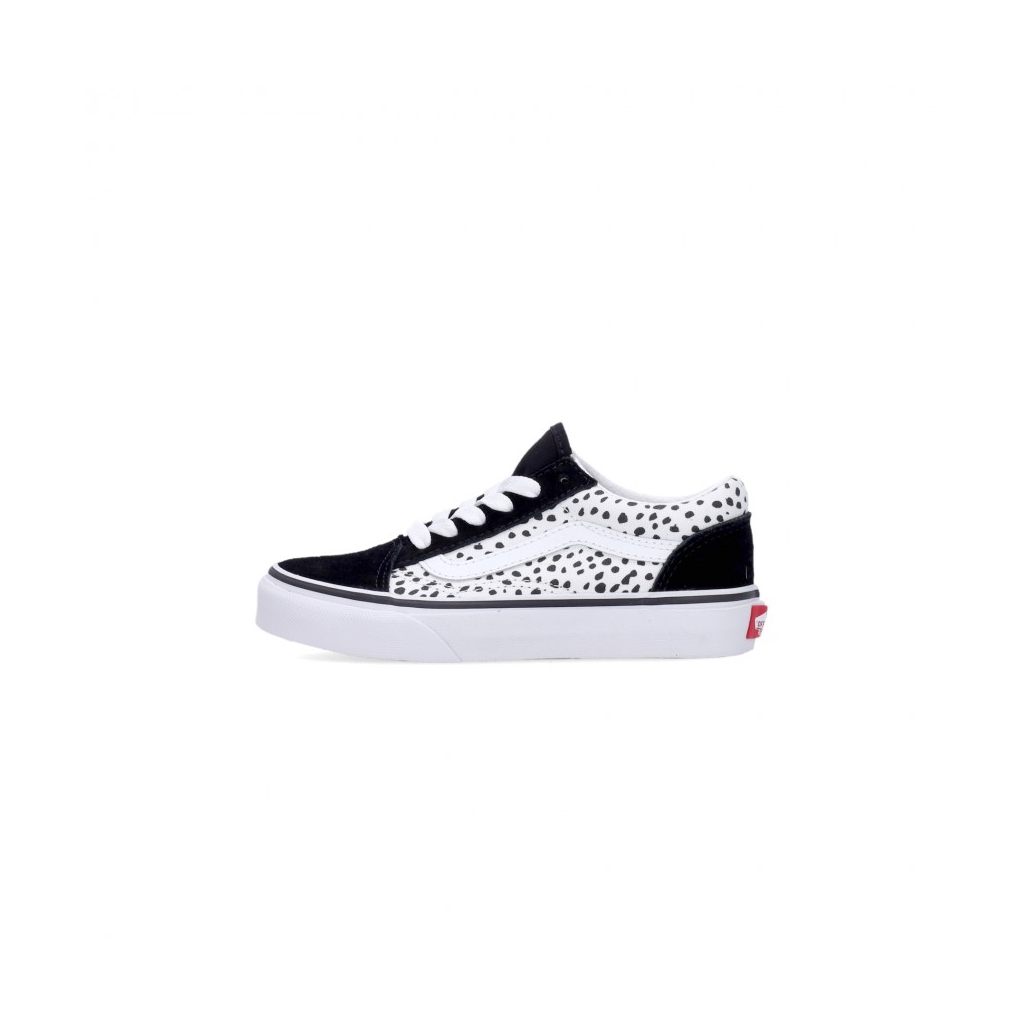 scarpa bassa bambina old skool dalmatian BLACK/TRUE WHITE